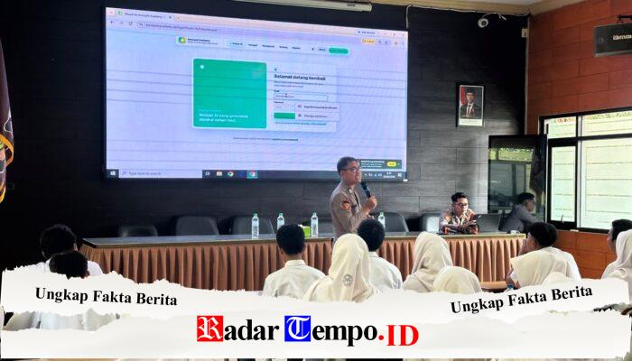 Kenalkan Teknologi AI, Polres Pasuruan Edukasi Ratusan Pelajar SMAN 1 Purwosari
