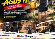 Di Balik Kesibukan Jatanras Polda Jateng, Aipda Agus H Tekuni Ternak Kambing di Pati