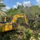 Excavator Didatangkan, Permudah Tahap Awal Pengerjaan Sasaran Jembatan Beton