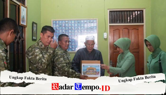 Sambut HUT ke-81 TNI, Kodim 1002/HST dan Persit Sambangi Warakawuri serta Tokoh Masyarakat