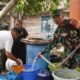 Kodim 1008 Tabalong Salurkan Air Bersih ke Kampung Wikau, Warga Terdampak Kekeringan Terbantu