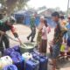 Air Bersih untuk Warga Muara Rintis, Kodim 1002 Turunkan Water Tank