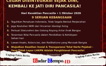 Negara di Persimpangan Jalan, LPKAN Serukan Kembali ke Jati Diri Pancasila