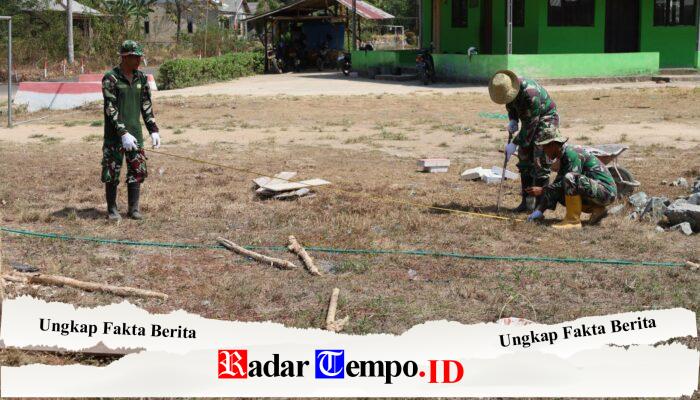 Bangun Baru, Pos Kamling RT. 16 Desa Karang Rejo Akan Dibuat Permanen