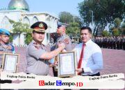Lima Personel Polres Gresik Raih Penghargaan atas Prestasi Pelayanan Prima Tingkat Nasional
