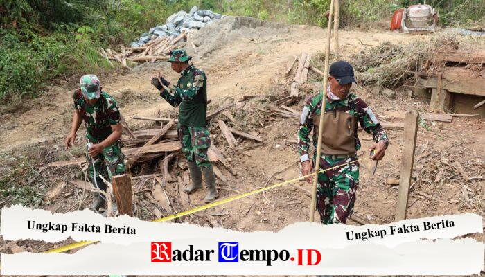 Bukan Sekadar Bangun, Personel Kodim 1009/Tla Hitung Presisi Titik Box Culvert di Karang Rejo
