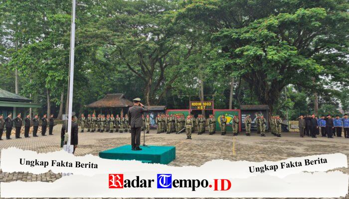 HUT ke-81 TNI, Kodim 1002/HST Teguhkan Semangat Pengabdian dan Sinergitas