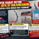 PROYEK RABAT BETON RP200 JUTA DI TANJUNGANOM RETAK, KEPALA DESA DIDUGA IKUT BERMAIN?