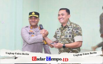 Dandim 1009/Tanah Laut Dapat Kejutan HUT TNI dari Kapolres, Sinergitas TNI-Polri Makin Solid