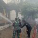 Tiga Rumah Warga Jaranih Terbakar, Koramil Pandawan dan BPK Murakata Berjibaku Jinakkan Api
