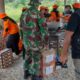 Anggota Koramil 1208-07/Teluk Keramat Gelar Pelatihan Simulasi Bencana