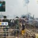 Koramil 08/Paloh Bersama TNI AL dan Polsek Turun ke Lapangan Atasi Kebakaran di Wilayah Binaan