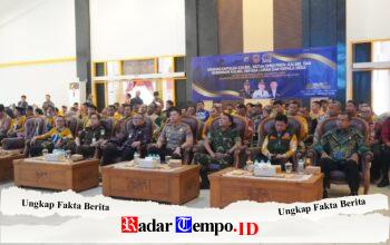 Dandim 1008/Tabalong Hadiri Vicon Optimalisasi Peran Desa dalam Penanganan Karhutla