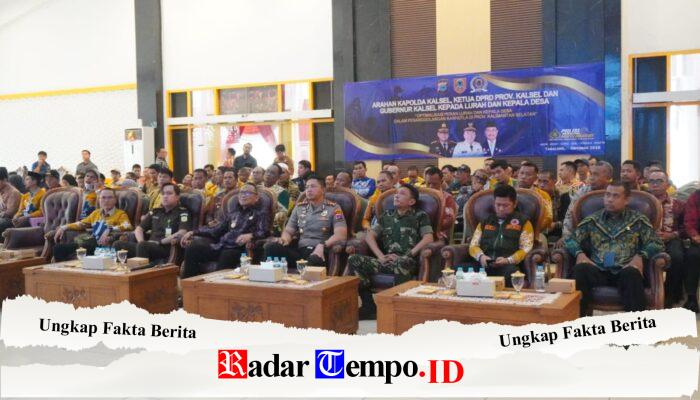 Dandim 1008/Tabalong Hadiri Vicon Optimalisasi Peran Desa dalam Penanganan Karhutla