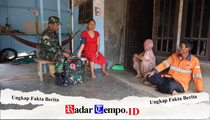Hadir di Tengah Masyarakat, Timkes Poskes Berikan Pelayanan Kesehatan bagi Warga Karang Rejo
