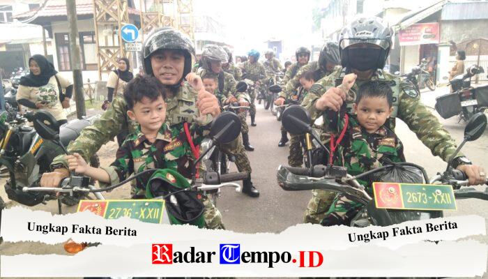 TK Kartika XXVIII-25 Gelar Outing Class di Makodim 1002/HST, Kenalkan Lingkungan TNI Sejak Dini