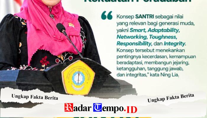 Hari Santri, Ning Lia Ingatkan Pentingnya Ilmu, Akhlak, dan Kepedulian Sosial
