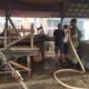 Koramil Muara Uya–Jaro Sigap Bantu Padamkan Kebakaran yang Hanguskan 15 Rumah di Tabalong