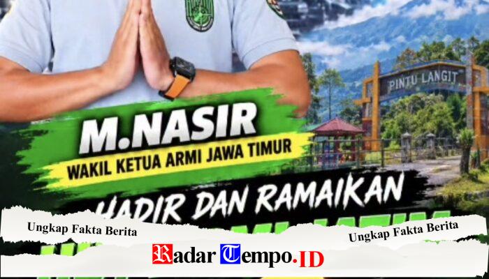 M. Nasir Ramaikan HUT ARMI Jatim ke-2 di Prigen